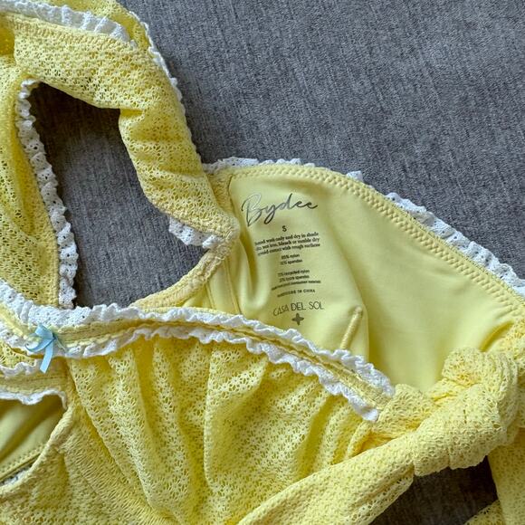 NWOT Bydee Limon Yellow Bikini - Picture 3 of 3